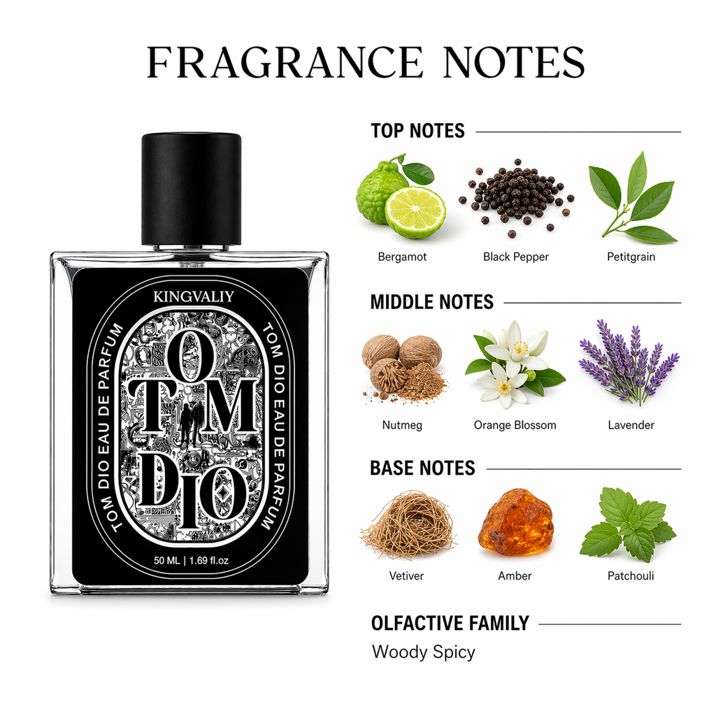 KINGVALIY SRKS Tom Dio Eau de  parfum 50ML